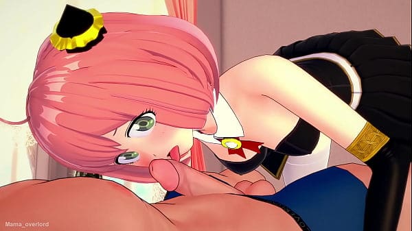 Anya se quita su lindo uniforme para poder follar (hentai) (versión adulta)