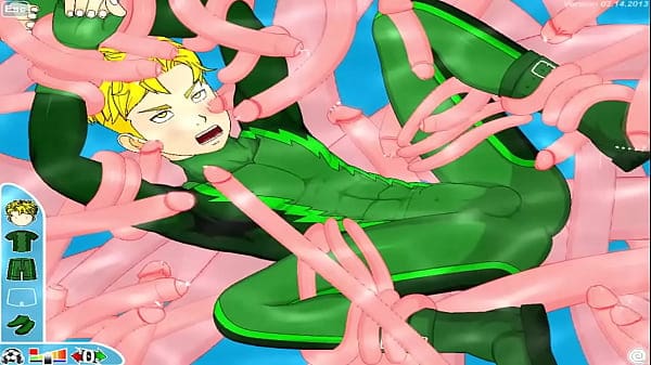 Guy gets fucked by a lot of dicks, animation from the game