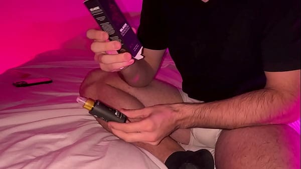 Le regalo a mi novio una crema estimulante Black Dragon Sexive, se la pongo yo y terminamos follando duro Unboxing casero argentina