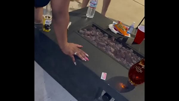 Outside fucking at porn party