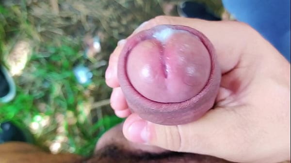 Subi a trilha e no caminho encontrei um cafuçu na punheta e do lado vários machos se pegando, logo entrei na orgia.